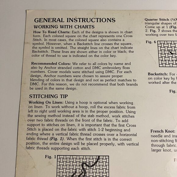 VTG 1988 Leisure Arts Be Welcome Friend Leaflet 645 Counted Cross Stitch Chart - Picture 7 of 11